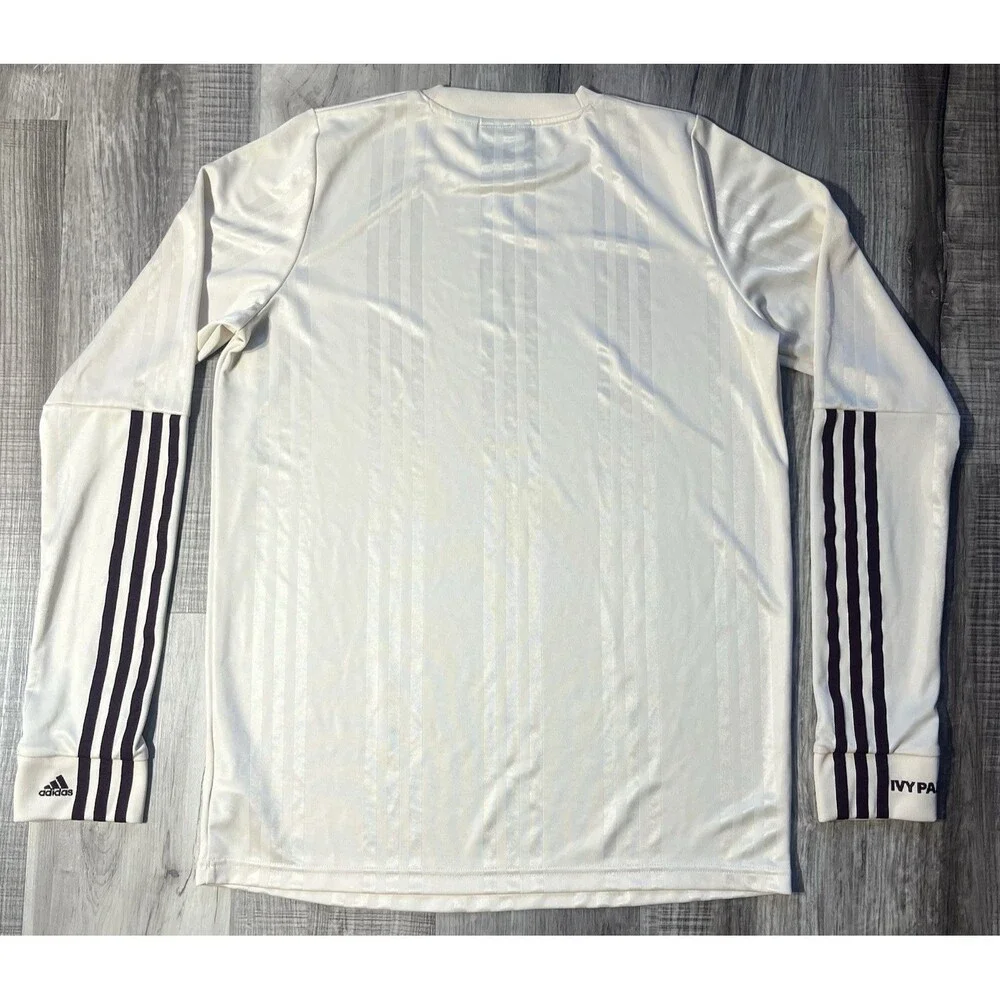 Ivy Park Adidas Soccer Jersey Men's Small Ivory Goalie Athletic Indoor Stretch